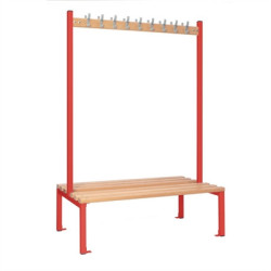 Double-sided Island Seating Red 1200mm