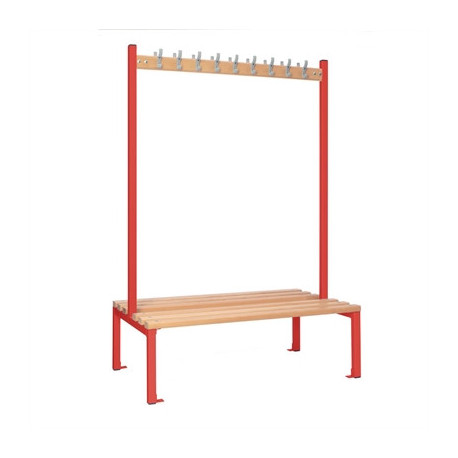 Double-sided Island Seating Red 1200mm