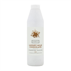 Simply Luxury Milk Chocolate Topping Sauce 1kg