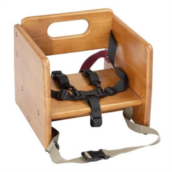 Bolero Booster Seat Dark Wood