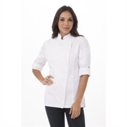 Chef Works Urban Hartford Womens Chef Jacket White XS