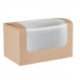 Colpac Compostable Kraft Sandwich Packs With PLA Window (500 Pack)