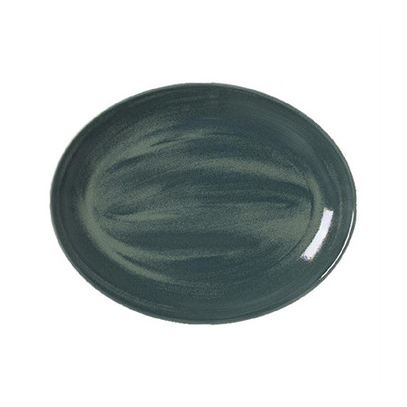 Steelite Revolution Jade Oval Coupe Plates 342mm (12 Pack)