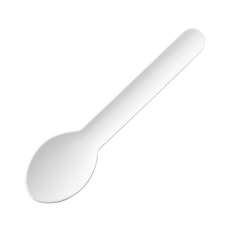 Fiesta Compostable Paper Teaspoons 132mm (100 Pack)
