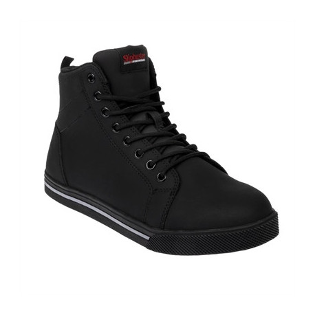 Slipbuster Microfibre Safety Hi Top Boots Matte Black 39