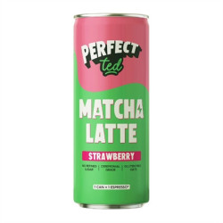 PerfectTed Matcha Latte Strawberry 250ml (12 Pack)