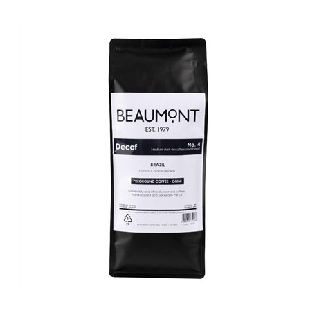 Beaumont No.4 Decaf Coffee Omni Grind 500g