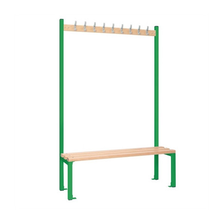 Single-sided Island Seating Green 1200mm