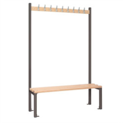 Single-Sided Island Seating Dark Grey 1200mm