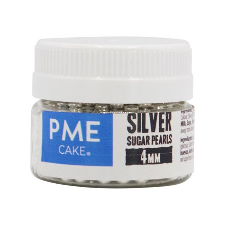 PME Silver Sugar Pearls 4mm