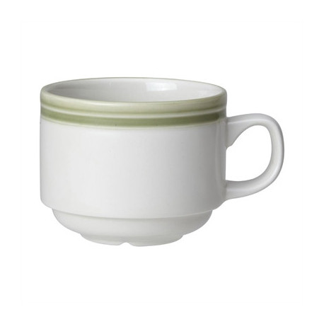 Steelite Bead Sage Stacking Cups 200ml (12 Pack)