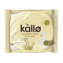Kallo Yoghurt Topped Rice Cakes Portion Pack (30 Pack)