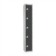 Elite Five Door Coin Return Locker Graphite Grey
