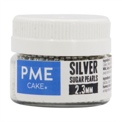PME Silver Sugar Pearls 2.3mm