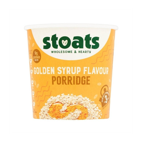 Stoats Golden Syrup Porridge Pots 60g (16 Pack)