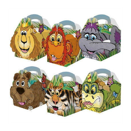 Colpac Jungle Lion Children's Meal Boxes (250 Pack)