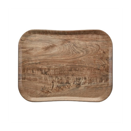 Cambro Versatray Century Non-Slip Light Olive Textured Wood Effect 360x460mm