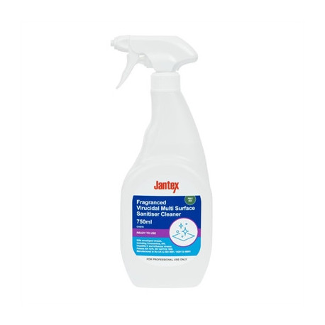 Jantex Virucidal Surface Sanitiser Ready To Use Fragranced 750ml