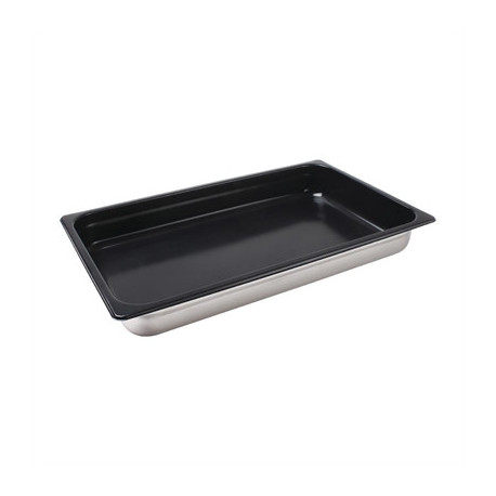 Vogue Heavy Duty Stainless Steel Non Stick 1/1 Gastronorm Tray 65mm