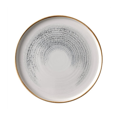 Churchill Homespun Accents Walled Plates Jasper Grey 260mm (6 Pack)