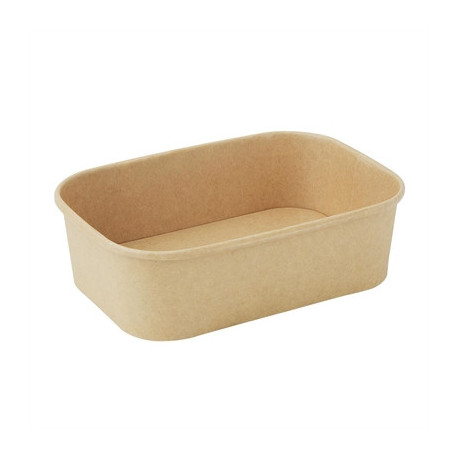 Fiesta Recyclable Rectangular Food Containers 650ml (300 Pack)
