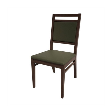 Bolero Bespoke Bia A Side Chair in Olive/Wenge