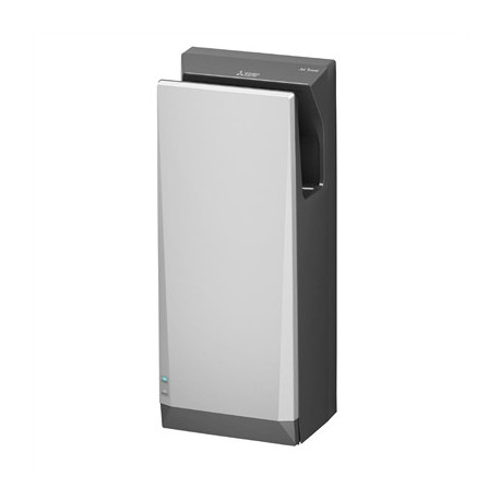 Mitsubishi Wave i01 Jet Towel Slim Heated Hand Dryer Silver