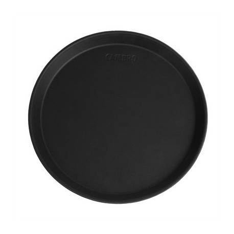 Cambro Camtread Fibreglass Round Non-Slip Tray Black 280mm