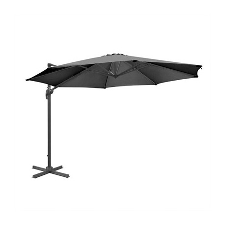 Bolero Venice Heavy Duty Parasol Black 3.5m