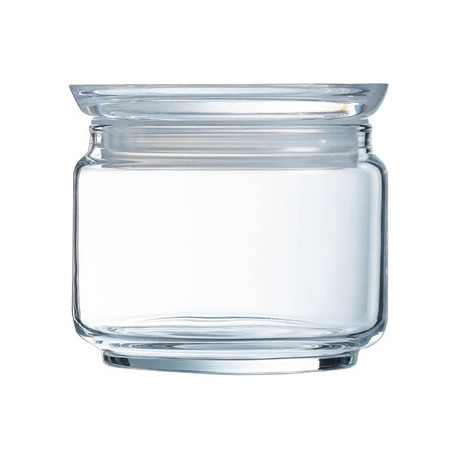 Luminarc Pure Jars with Glasses Lids 500ml (6 Pack)