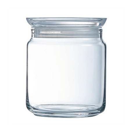 Luminarc Pure Jars with Glasses Lids 750ml (6 Pack)