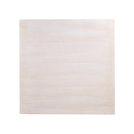 Bolero Pre-drilled Square Table Top Vintage White 700mm