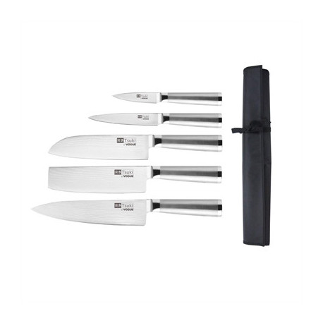 Vogue Tsuki 6-Piece Knife Set with Wallet Series