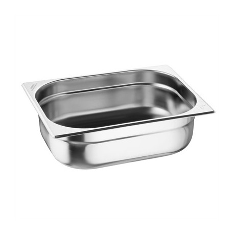 Nisbets Essentials Stainless Steel 1/2 Gastronorm Tray 100mm ( 3 Pack)