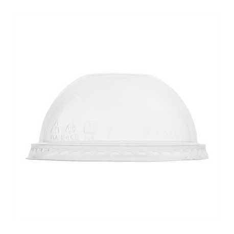 Vegware Domed PLA Lids No Hole 96-Series (1000 Pack)