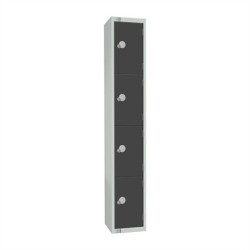 Elite Four Door Electronic Combination Locker Graphite Grey