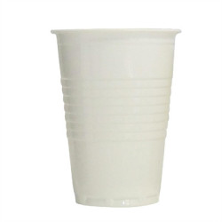 4 Aces White Tall Polystyrene Plastic Vending Cup 200ml (2000 Pack)