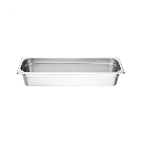Vogue Stainless Steel Gastronorm 2/4 Tray 100mm