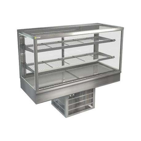 Cossiga Tower STG Refrigerated Drop-in Display w/Solid Front Glass & Rear Sliding Doors 1500mm