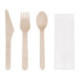 Fiesta Compostable Wooden Cutlery Meal Pack (250 Pack)