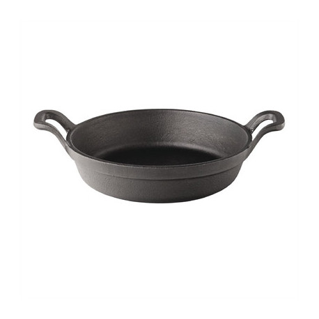 Utopia Cast Iron Round Eared Dishes (6 Pack)