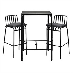 Tenby Outdoor Poseur Set in Onyx (2 Sets Pack)
