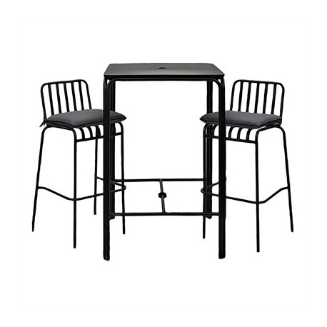 Tenby Outdoor Poseur Set in Onyx (2 Sets Pack)