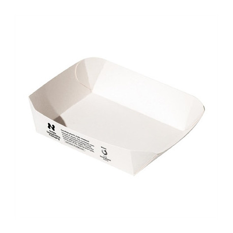 Notpla 6"x6" Square Trays - White (600 Pack)