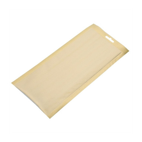 Vogue Gold Embossed Vacuum Pouches 150x350mm (100 Pack)