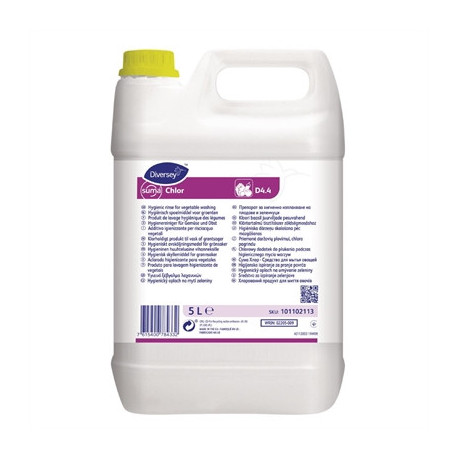 Diversey Suma Chlor D4.4 Hygienic Rinse for Salad 5Ltr (2 Pack)