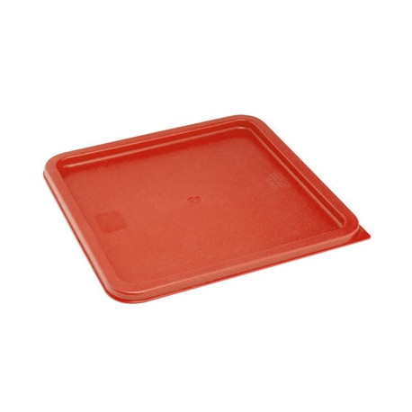 Hygiplas Square Food Storage Container Lid Red Large