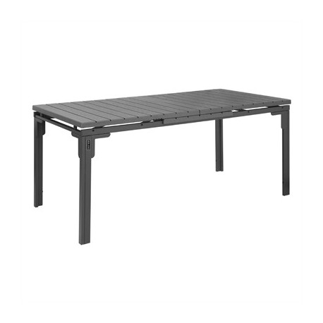 Bolero Valletta Grey Slatted Extendable Outdoor Dining Table