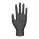 Biotouch Single Use Glove Black Nitrile Powder Free Size Medium (100 Pack)