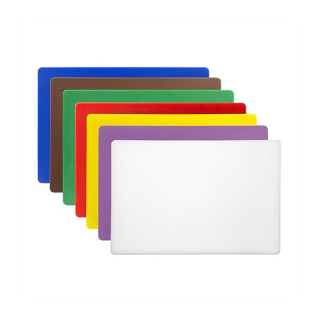 Hygiplas Low Density 7-Piece Chopping Board Set 600x450x20mm